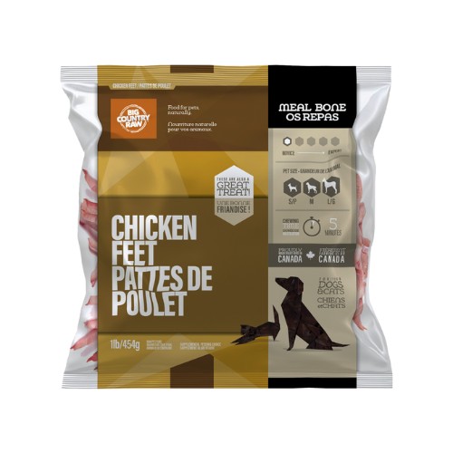 Big Country Raw - Frozen Bones - Chicken Feet Big Country Raw - Frozen Bones - Chicken Feet