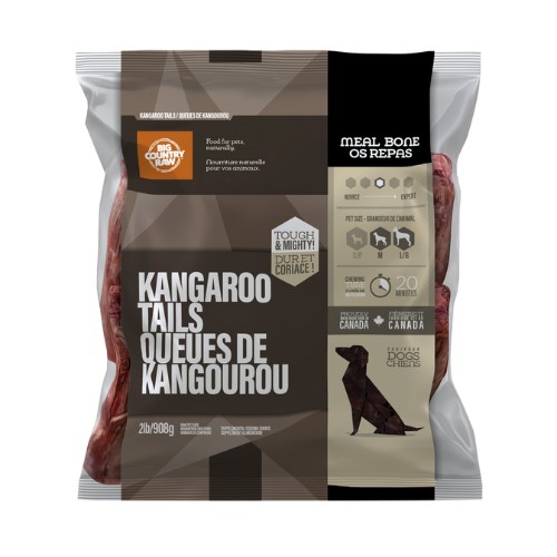 Big Country Raw - Frozen Bones - Kangaroo Tails Big Country Raw - Frozen Bones - Kangaroo Tails