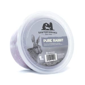 Raw Performance Frozen Raw Food Pure Rabbit 1lb