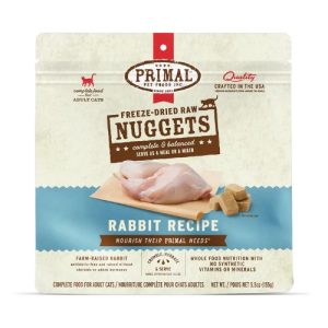 Primal Cat Freeze-Dried Raw Nuggets - Rabbit Recipe