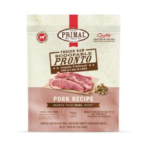 Primal Dog Frozen Raw Pronto - Pork Recipe