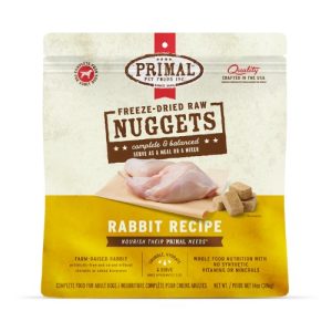 Primal Dog Freeze-Dried Raw Nuggets - Rabbit Recipe