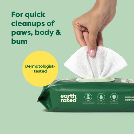 Earth Rated Unscented Wipes Pull