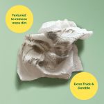 Earth Rated Unscented Wipes Thick Durable