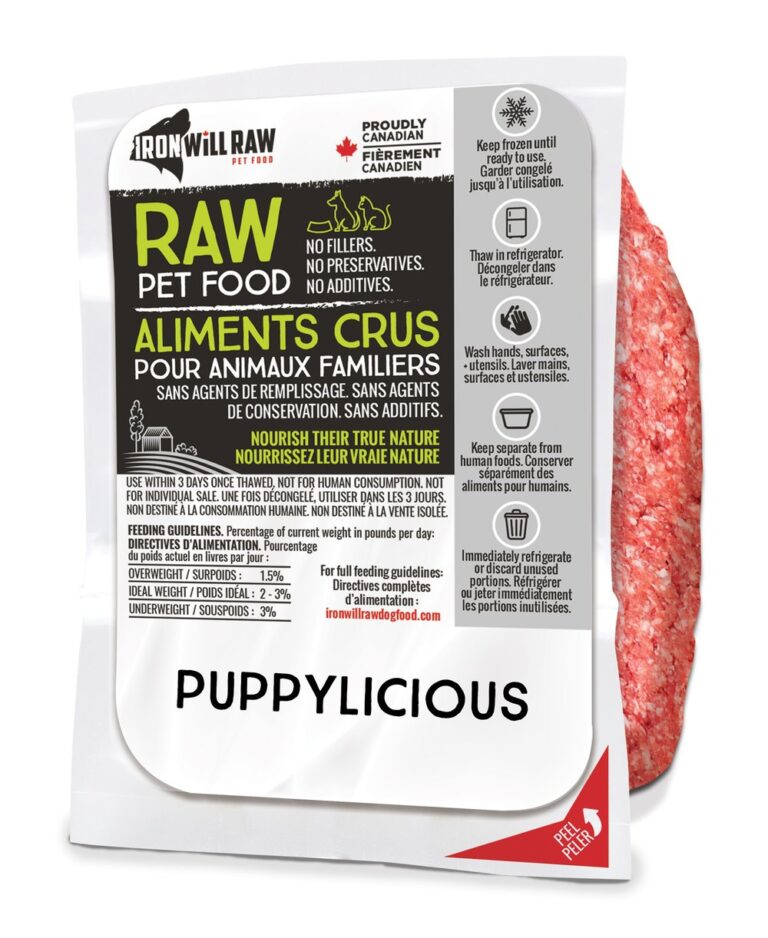 Iron Will Raw - Puppylicious Vacuum Pack