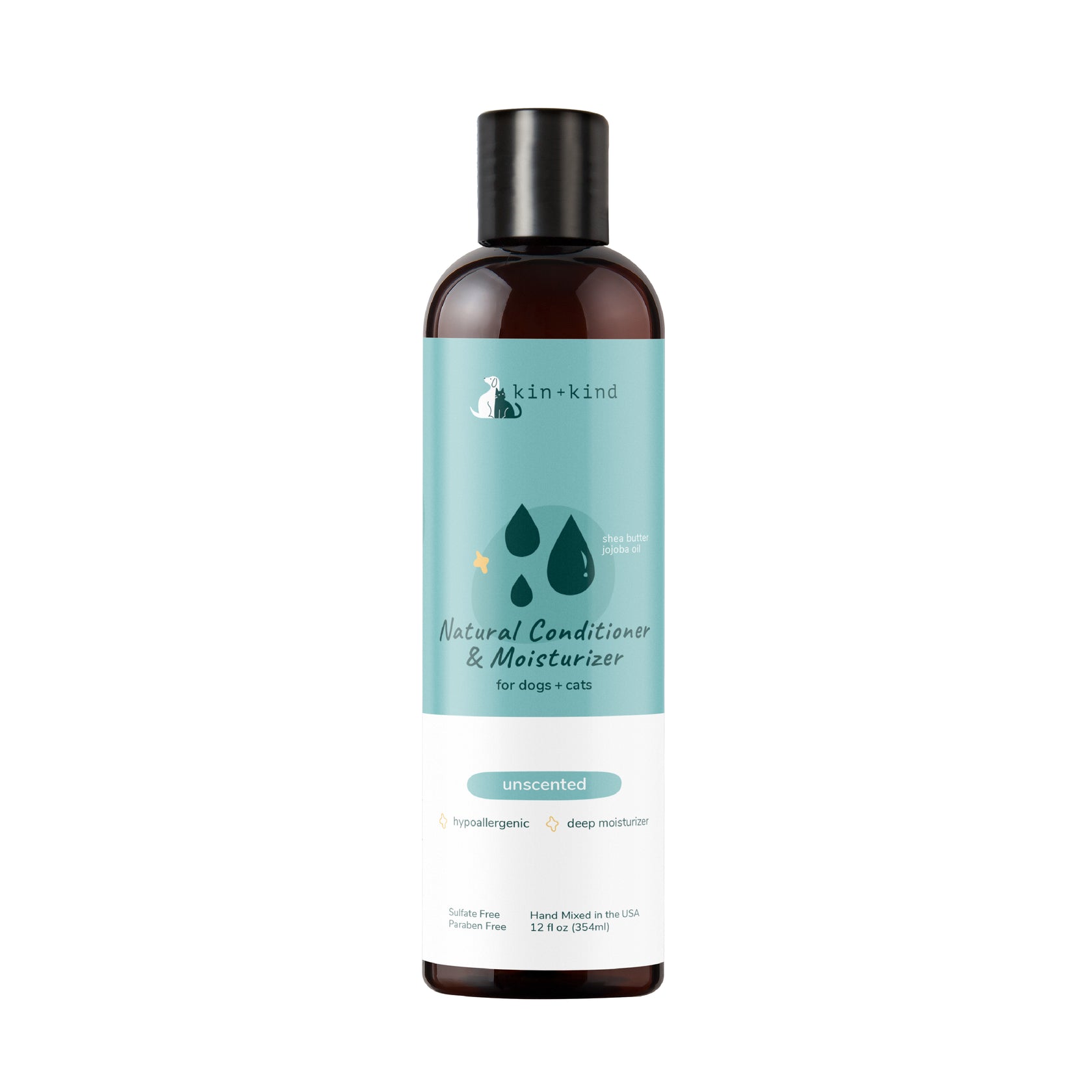 Kin + Kind - Natural Conditioner and Moisturizer - Unscented Kin + Kind Natural Conditioner and Moisturizer - Unscented Shampoo