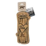 Natural Leather Love My Dog Log