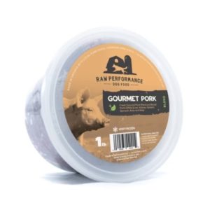 Raw Performance Raw Food for Dogs and Cats Gourmet Pork 1lb