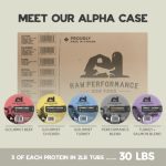 Raw Performance Alpha Case 30lbs Raw Food for Dogs and Cats