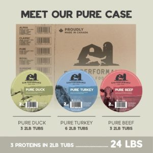 Raw Performance Pure Case 24lbs Raw Food for Dogs and Cats