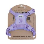 DexyPaws Lilac Harness Purple No Pull Front clip Top clip Breathable Mesh