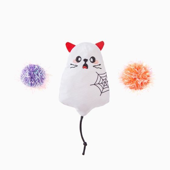 hugsmartmeowspooky Hugsmart Meow Buddies Spooky Cats - Ghost Kitty 3pk