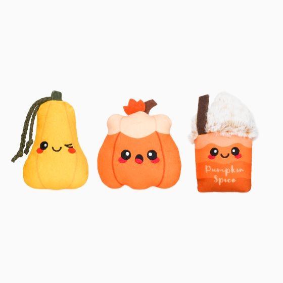 pumpkin 3 pack Hugsmart Fuzzy Friendz Autumn Tailz Pumpkin Play 3pk