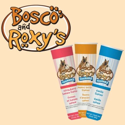 Bosco and Roxy's Ice Cream for dogs Peanut Butter Strawberry Frozen Treat