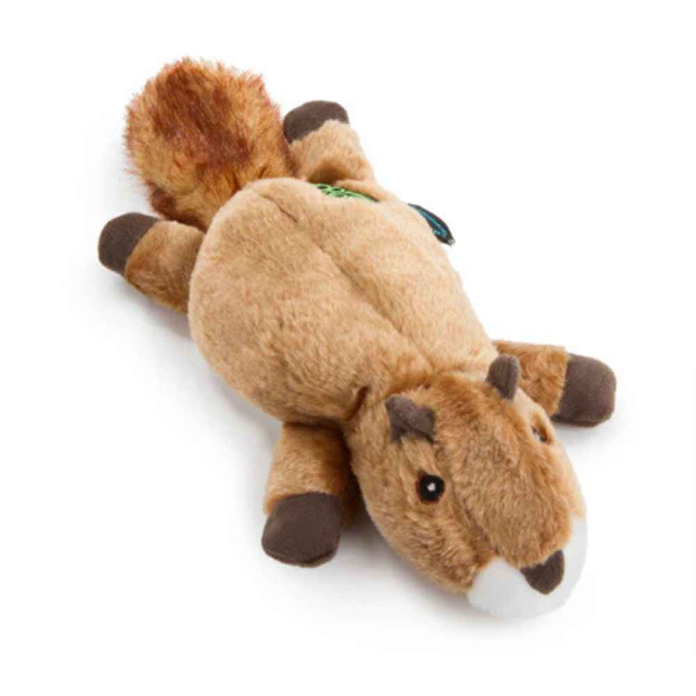 GoDog Flatz Squirrel Top GoDog Flatz Squirrel, chew guard, plush toy, plush, godog