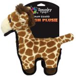 Spunky Pup Giraffe Durable triple-layered, double-stitched Squeaker