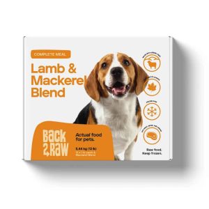B2R, Back2Raw, Complete, Meal, Complete Meal, Raw, Raw Food, Dog, Canadian, Meat, Lamb & Mackerel, Lamb, Lamb Tripe, Mackerel