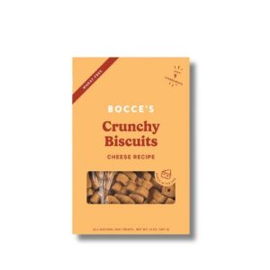Bocce's Bakery Crunchy Biscuits Cheese Recipe, limited ingredient treat