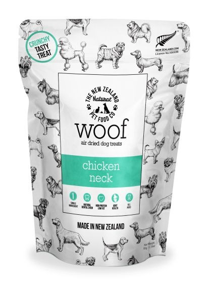 New Zealand Pet Food NZPF Dehydrated Chicken Neck Treat